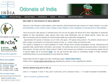 Tablet Screenshot of indianodonata.org